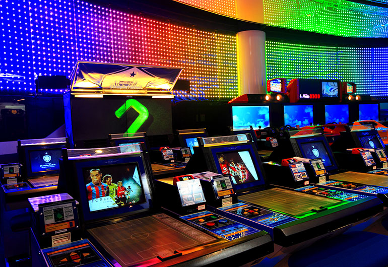 Bowling, arcade and entertainment center at 360 Mall in Kuwait